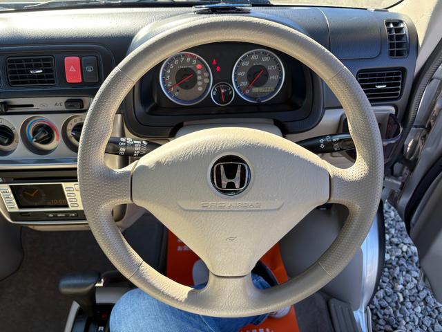 バモス Ｌ　平成２３年式　車検令和８年１１月　走行距離４００００キロ　オートマ　２ＷＤ　純正アルミ　キーレス　パワーウインドウ　ライトレベライザー　フルフラットシート　Ｗエアバッグ　衝突安全ボディ（38枚目）