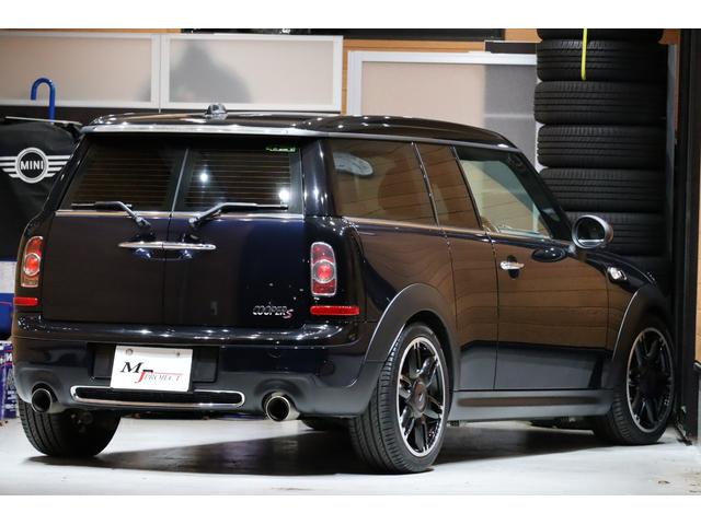 MINI クーパーS クラブマン ハンプトン 特別限定車ハンプトン 本革シートヒーター ディーラー整備車両 アディショナルヘッドライト マルチファンクション オートクルーズ ETC 車高調 マフラー 追加メーター ボンネットステッカー張替済み(8枚目)