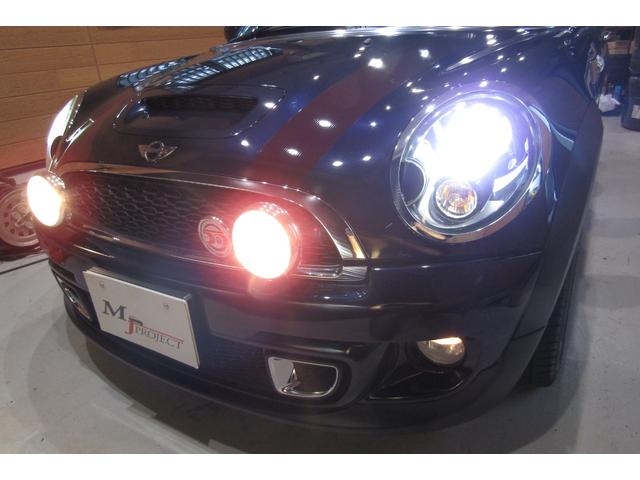 MINI クーパーS クラブマン ハンプトン 特別限定車ハンプトン 本革シートヒーター ディーラー整備車両 アディショナルヘッドライト マルチファンクション オートクルーズ ETC 車高調 マフラー 追加メーター ボンネットステッカー張替済み(39枚目)