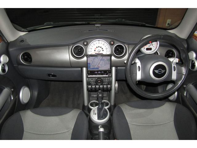 MINI クーパーS R53最終後期型 1オーナー 禁煙車 HDDナビ バックカメラ 360°撮影対応2カメラドライブレコーダー ETC 天張り張替 ヘッドライトレンズ磨き&クリア塗装済 消耗部品&対策部品交換実施(11枚目)