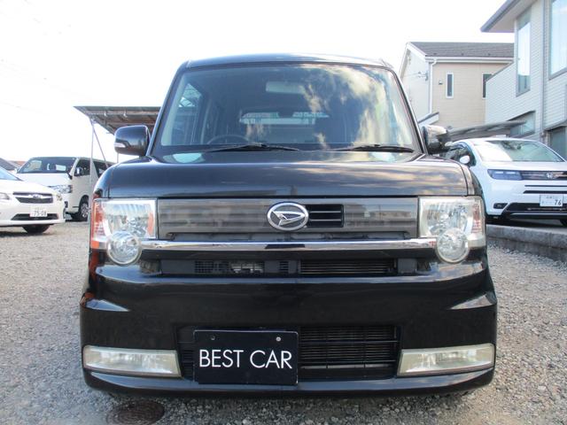 ムーヴコンテ カスタム　ＲＳ　ターボ　スマートキー　ＨＩＤ　純正１５インチアルミ　フォグライト　ウインカーミラー　ＭＯＭＯステアリング　オートエアコン　リアウィング（2枚目）