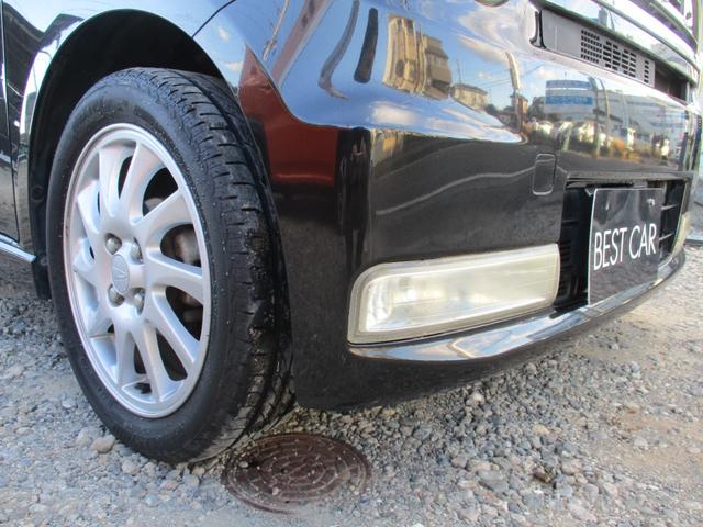 ムーヴコンテ カスタム　ＲＳ　ターボ　スマートキー　ＨＩＤ　純正１５インチアルミ　フォグライト　ウインカーミラー　ＭＯＭＯステアリング　オートエアコン　リアウィング（15枚目）