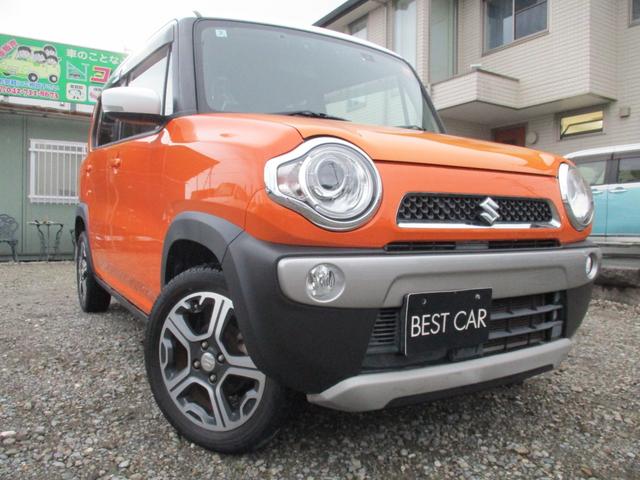 ハスラー Xターボ 委託販売 4WD ターボ 車検R9.3まで スマートキー ナビ TV DVD再生可 シートヒーター Bluetooth ステアリングスイッチ ETC HID 純正15インチアルミ オートライト(4枚目)