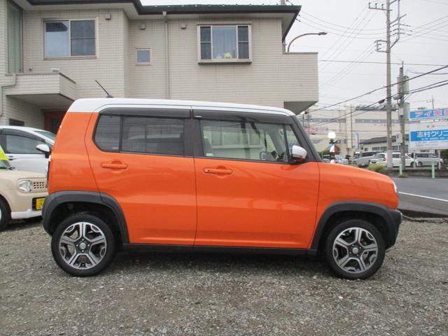ハスラー Xターボ 委託販売 4WD ターボ 車検R9.3まで スマートキー ナビ TV DVD再生可 シートヒーター Bluetooth ステアリングスイッチ ETC HID 純正15インチアルミ オートライト(9枚目)
