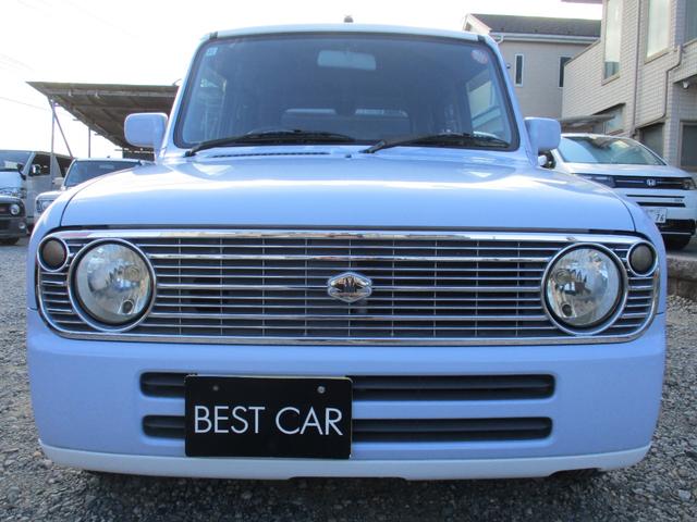 アルトラパン Ｌ　即納車　車検Ｒ９．１１　タイヤ４本ヨコハマタイヤ新品　整備済み　最終型　メッキグリル　タイミングチェーン　キーレス　ホワイトルーフ　ホワイトアンダースポイラー　ホワイトアルミ　ＡＢＳ（4枚目）