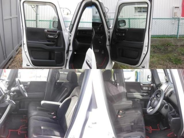 N-BOXカスタム G・Lホンダセンシング 純正ナビ 地デジ DVD CD Bカメラ ETC USB 左パワスラ プッシュスタート スマートキー 純正アルミ(4枚目)