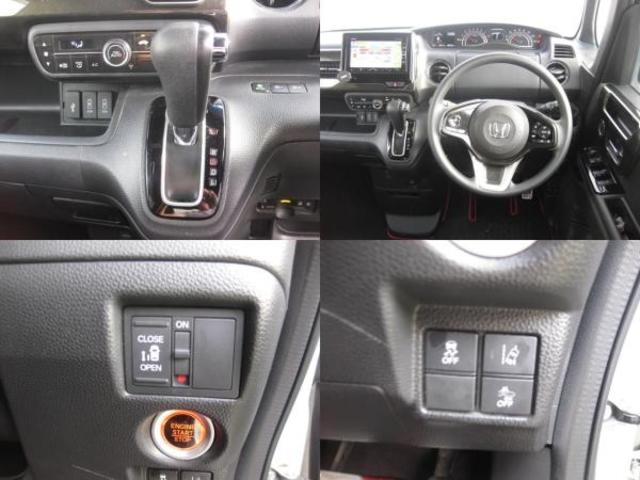 N-BOXカスタム G・Lホンダセンシング 純正ナビ 地デジ DVD CD Bカメラ ETC USB 左パワスラ プッシュスタート スマートキー 純正アルミ(7枚目)