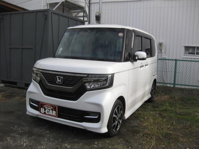 N-BOXカスタム G・Lホンダセンシング 純正ナビ 地デジ DVD CD Bカメラ ETC USB 左パワスラ プッシュスタート スマートキー 純正アルミ(11枚目)