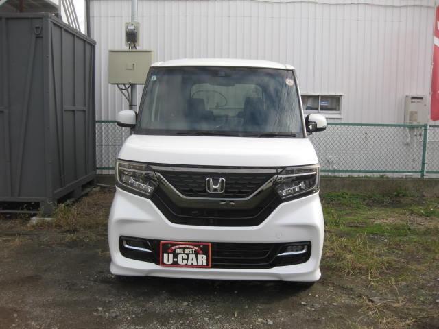 N-BOXカスタム G・Lホンダセンシング 純正ナビ 地デジ DVD CD Bカメラ ETC USB 左パワスラ プッシュスタート スマートキー 純正アルミ(12枚目)