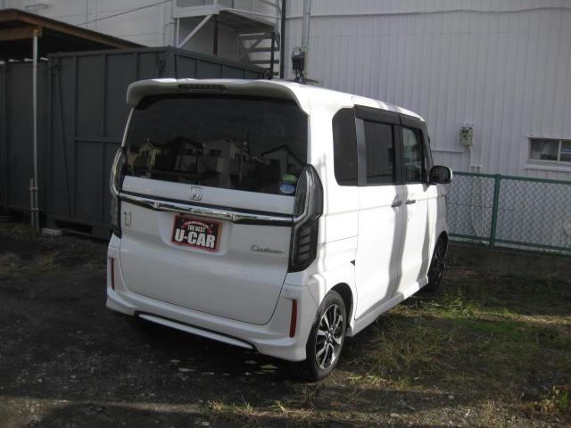 N-BOXカスタム G・Lホンダセンシング 純正ナビ 地デジ DVD CD Bカメラ ETC USB 左パワスラ プッシュスタート スマートキー 純正アルミ(15枚目)