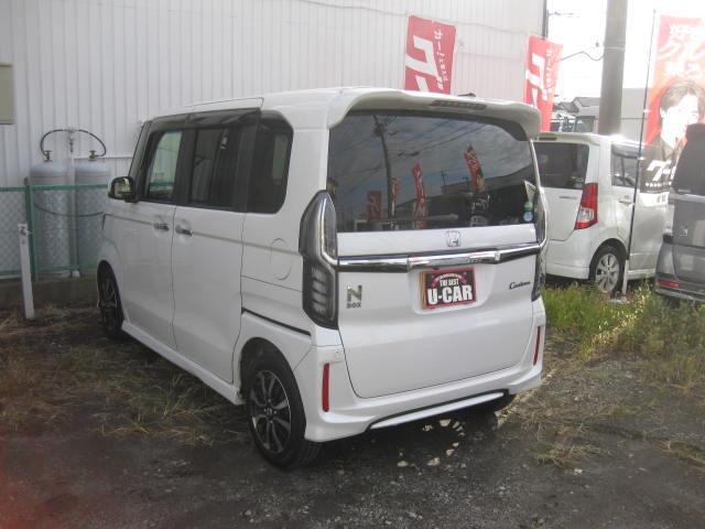 N-BOXカスタム G・Lホンダセンシング 純正ナビ 地デジ DVD CD Bカメラ ETC USB 左パワスラ プッシュスタート スマートキー 純正アルミ(17枚目)