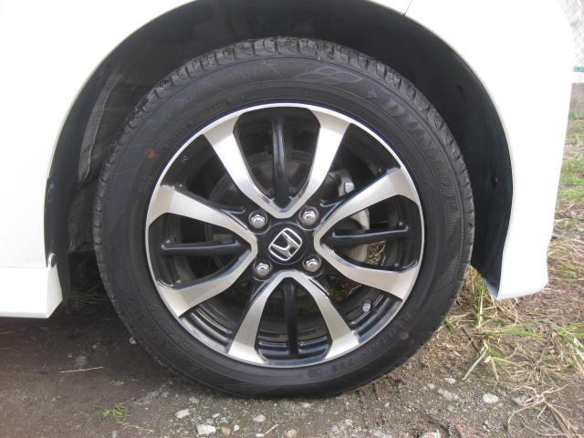 N-BOXカスタム G・Lホンダセンシング 純正ナビ 地デジ DVD CD Bカメラ ETC USB 左パワスラ プッシュスタート スマートキー 純正アルミ(46枚目)