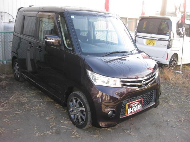 ルークス ハイウェイスター　検８年３月　左パワスラ　プッシュスタート　スマートキー　ナビ　地デジ　純正アルミ（11枚目）