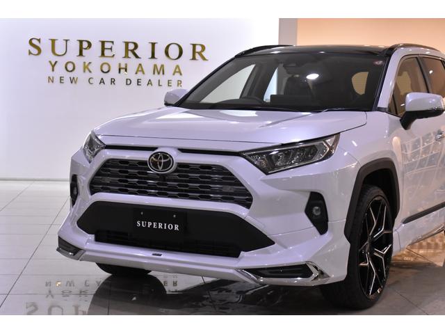 ＲＡＶ４ Ｇ　Ｚパッケージ　新車　パノラマムーンルーフ　全周囲４カメラ　デジタルインナーミラークリアランスソナーパーキングサポートＭ　ブラインドスポットモニター　置くだけ充電トヨタＰＬＵＳ１０．５ナビ　ハンズフリーパワーバック　ＥＴＣ　モデリスタエアロ　鍛造２１インチＷ（53枚目）