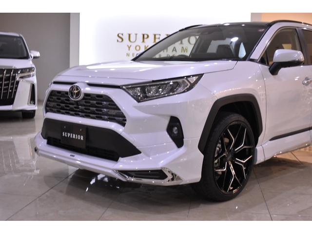 ＲＡＶ４ Ｇ　Ｚパッケージ　新車　パノラマムーンルーフパノラミックビューカメラ　デジタルミラークリアランスソナーパーキングサポートＭ　ＢＳＭ　置くだけ充電　純正１０．５ナビハンズフリーＥＴＣ２．０モデリスタエアロ鍛造２１ホイール（44枚目）