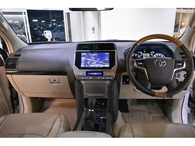 ランドクルーザープラド ＴＸ　ムーンルーフ　　アルパイン９インチナビ　寒冷地仕様　ＣＤ．ＤＶＤ　バックカメラ　ＥＴＣ　ＴＶ　ＬＥＤ付エアロ（クロームメッキ）（15枚目）