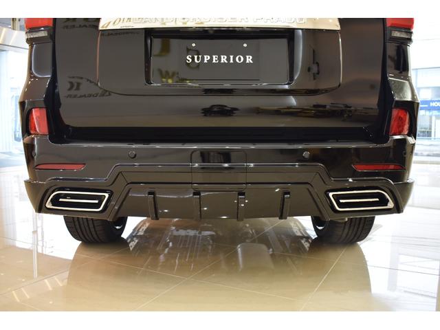 ランドクルーザープラド ＴＸ　Ｌパッケージ　ムーンルーフ　本革シート　トヨタ純正ナビマルチテレイン　全周囲３６０カメラ　新品ＬＥＤ付エアロ　ブラックメッキパイプ　　鍛造２２インチホイール（46枚目）