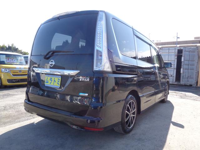 セレナ ハイウェイスター　Ｓ－ハイブリッド　メモリーナビ　ＣＤ　ＤＶＤ　ＳＤ　ＡＵＸ　ＵＳＢ　フルセグＴＶ　ブルートゥース　バックカメラ　フリップダウンモニター　ビルトインＥＴＣ　左パワースライド　ＨＩＤオートヘッドライト　フォグライト（10枚目）