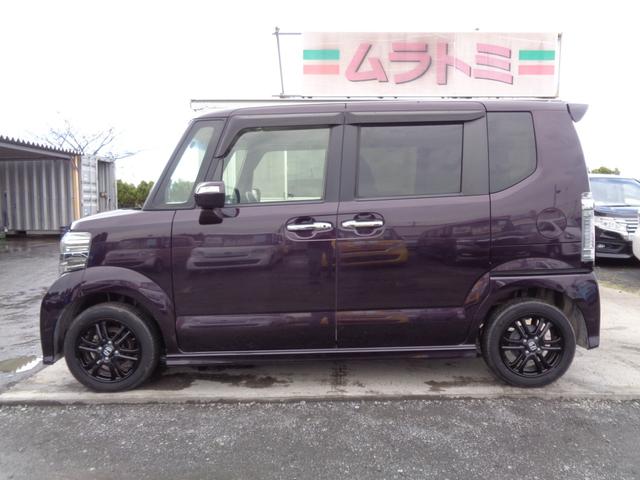 N-BOXカスタム G SSブラックスタイルパッケージ 後期型 メモリーナビ CD DVD SD USB フルセグTV バックカメラ ビルトインETC HIDオートヘッドライト LEDフォグライト 両側パワースライド 純正14インチアルミホイール(7枚目)