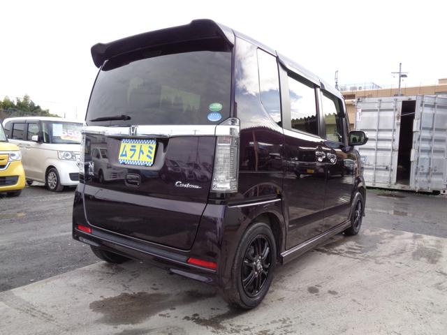 N-BOXカスタム G SSブラックスタイルパッケージ 後期型 メモリーナビ CD DVD SD USB フルセグTV バックカメラ ビルトインETC HIDオートヘッドライト LEDフォグライト 両側パワースライド 純正14インチアルミホイール(10枚目)