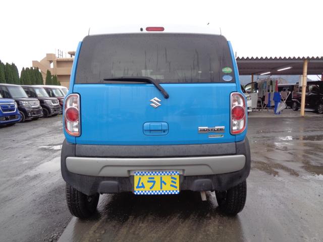 ハスラー Ｘ　レーダーブレーキサポート　社外ＡＵＸ対応ＣＤデッキ　ＨＩＤオートヘッドライト　フォグライト　社外１５インチＡＷ　シートヒーター　ウィンカードアミラー　オートエアコン　スマートキー　イモビ／セキュリティ（9枚目）