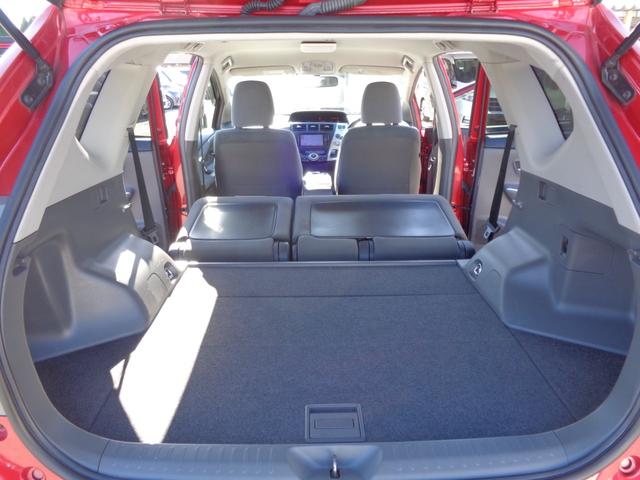 プリウスアルファ Ｓ　メモリーナビ　ＣＤ　ＤＶＤ　ＳＤ　ＡＵＸ　ＵＳＢ　フルセグ　ブルートゥース　バックカメラ　ビルトインＥＴＣ　オートライト　フォグライト　純正１６インチＡＷ　オートエアコン　革ハンドル　ステアリモコン（33枚目）