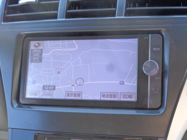 プリウスアルファ Ｓ　メモリーナビ　ＣＤ　ＤＶＤ　ＳＤ　ＡＵＸ　ＵＳＢ　フルセグ　ブルートゥース　バックカメラ　ビルトインＥＴＣ　オートライト　フォグライト　純正１６インチＡＷ　オートエアコン　革ハンドル　ステアリモコン（50枚目）
