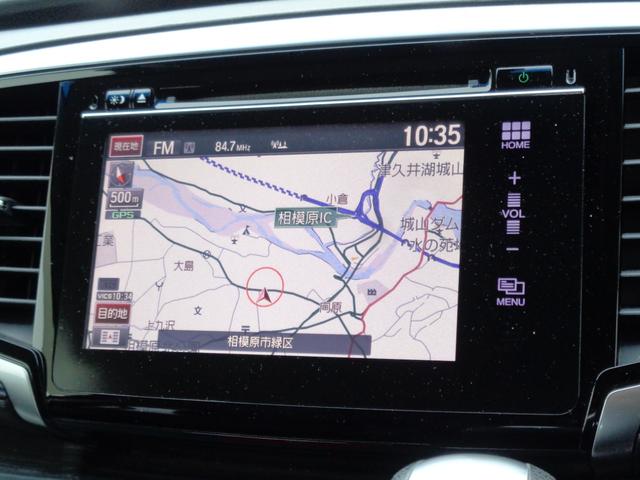 オデッセイ アブソルート・ＥＸ　ＣＭＢＳブレーキサポート　メモリーナビ　ＣＤ　ＤＶＤ　ＨＤＭＩ　フルセグ　ブルートゥース　マルチビューカメラ　ビルトインＥＴＣ　ドラレコ　両側パワスラ　フリップダウンモニター　ハーフレザーシート（23枚目）