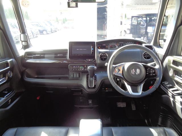 Ｎ－ＢＯＸカスタム Ｇ・Ｌターボホンダセンシング　４ＷＤ　メモリーナビ　ＣＤ　ＤＶＤ　ＳＤ　ＵＳＢ　フルセグ　ブルートゥース　バックカメラ　ビルトインＥＴＣ　ハーフレザーシート　ＬＥＤオートヘッドライト　ＬＥＤフォグ　前後ドラレコ　ＬＫＡＳクルコン（25枚目）