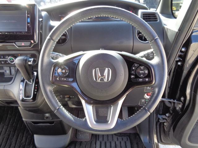 Ｎ－ＢＯＸカスタム Ｇ・Ｌターボホンダセンシング　４ＷＤ　メモリーナビ　ＣＤ　ＤＶＤ　ＳＤ　ＵＳＢ　フルセグ　ブルートゥース　バックカメラ　ビルトインＥＴＣ　ハーフレザーシート　ＬＥＤオートヘッドライト　ＬＥＤフォグ　前後ドラレコ　ＬＫＡＳクルコン（59枚目）