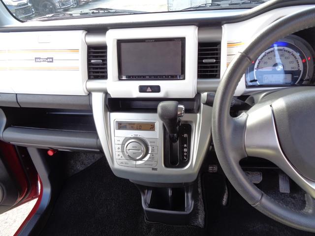 ハスラー Ｘ　レーダーブレーキサポート　ビルトインＥＴＣ　ＨＩＤオートヘッドライト　フォグライト　純正１５インチアルミ　運転席シートヒーター　革ハンドル　プライバシーガラス　ドアバイザー　オートエアコン（49枚目）