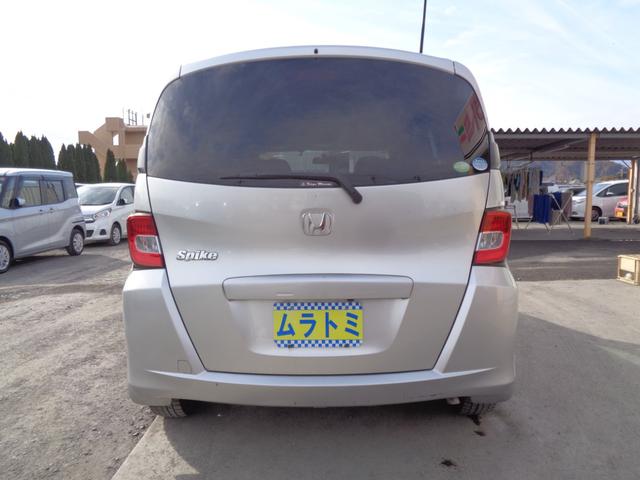 フリードスパイク G ジャストセレクション HDDナビ CD DVD MSV 地デジTV バックカメラ ビルトインETC HIDオートヘッドライト 社外14インチアルミ オートエアコン 両側スライドドア キーレスキー ドアバイザー 雹害(9枚目)