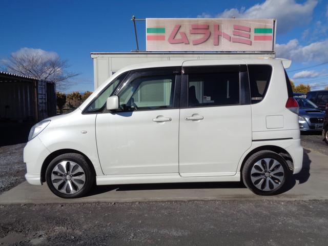 ソリオ Ｘ　レーダーブレーキサポート　メモリーナビ　ＣＤ　ＤＶＤ　ＳＤ　地デジＴＶ　ビルトインＥＴＣ　社外ＬＥＤヘッドライトバルブ　左パワースライドドア　純正１５インチアルミ　クルーズコントロール　ドアバイザー（7枚目）