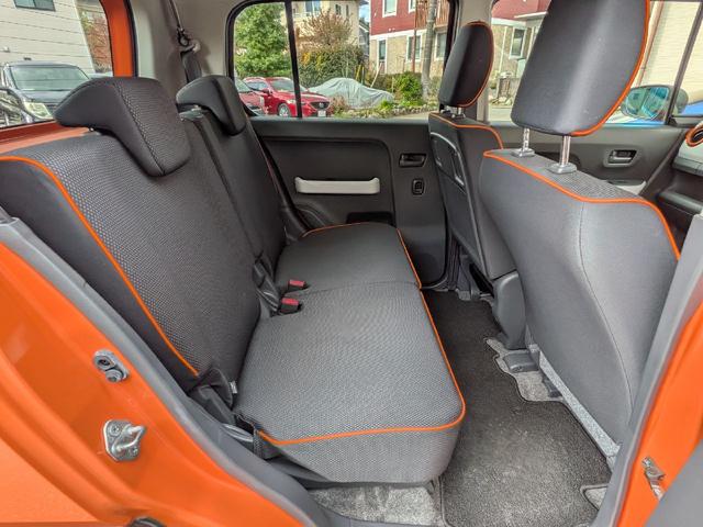 ハスラー Ｘターボ　ＨＫＳマフラー　ｍｏｍｏハンドル　社外メモリーナビ　ＴＶ　ＥＴＣ　スマートキー　ブレーキサポート　シートヒーター　　社外サス　社外ショック　アルミホイール　リアバンパー加工　ナンバー移設　タワーバー（19枚目）