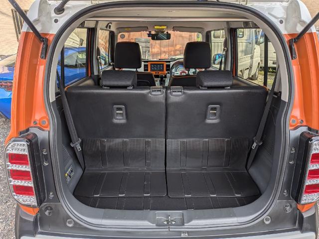 ハスラー Ｘターボ　ＨＫＳマフラー　ｍｏｍｏハンドル　社外メモリーナビ　ＴＶ　ＥＴＣ　スマートキー　ブレーキサポート　シートヒーター　　社外サス　社外ショック　アルミホイール　リアバンパー加工　ナンバー移設　タワーバー（31枚目）