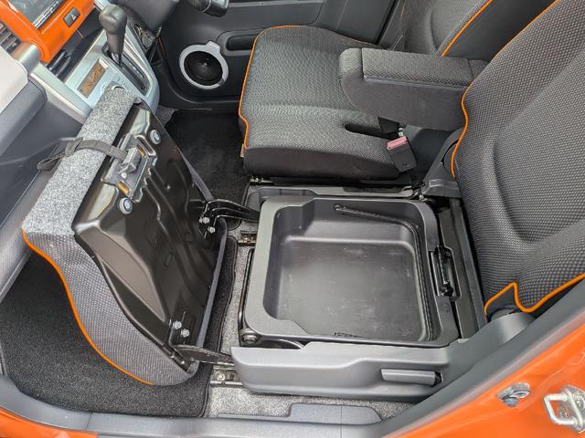 ハスラー Ｘターボ　ＨＫＳマフラー　ｍｏｍｏハンドル　社外メモリーナビ　ＴＶ　ＥＴＣ　スマートキー　ブレーキサポート　シートヒーター　　社外サス　社外ショック　アルミホイール　リアバンパー加工　ナンバー移設　タワーバー（38枚目）