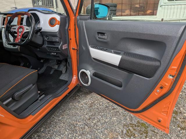 ハスラー Ｘターボ　ＨＫＳマフラー　ｍｏｍｏハンドル　社外メモリーナビ　ＴＶ　ＥＴＣ　スマートキー　ブレーキサポート　シートヒーター　　社外サス　社外ショック　アルミホイール　リアバンパー加工　ナンバー移設　タワーバー（40枚目）