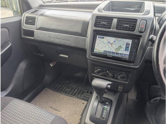 パジェロミニ リンクスＶ　４ＷＤ　走行距離８５７８３ｋｍ　リフトアップ　ナビ　ＤＴＶ　キーレス（15枚目）
