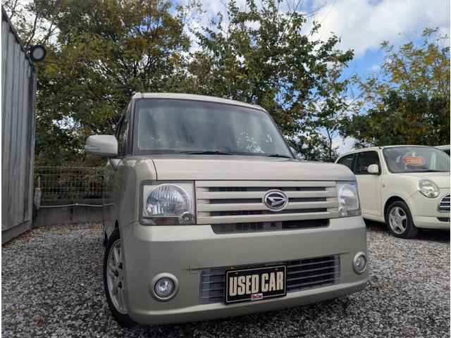 ムーヴコンテ Ｇ　走行距離４７９０８ｋｍ　ナビ　ＤＴＶ　ドラレコ　ＥＴＣ　社外マフラー　車高調　革調シートカバー　ＬＥＤヘッドライトバルブ（3枚目）