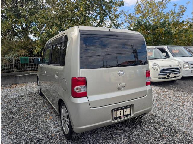 ムーヴコンテ Ｇ　走行距離４７９０８ｋｍ　ナビ　ＤＴＶ　ドラレコ　ＥＴＣ　社外マフラー　車高調　革調シートカバー　ＬＥＤヘッドライトバルブ（6枚目）