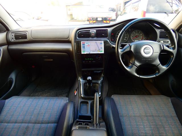 レガシィツーリングワゴン ＴＳタイプＲ　リミテッド　５速ＭＴ　タナベ車高調　社外マフラー　タワーバー　タイベル交換歴　フルエアロ　ハーフレザーシート　社外ナビ　ワンセグＴＶ　ＥＴＣ　ルーフレール　フォグランプ　レガシィ専門店　自社買取車両！（3枚目）