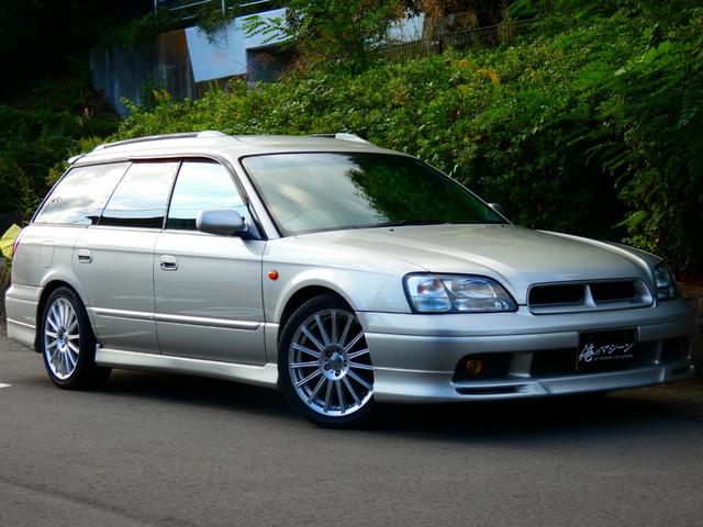 レガシィツーリングワゴン ＴＳタイプＲ　リミテッド　５速ＭＴ　タナベ車高調　社外マフラー　タワーバー　タイベル交換歴　フルエアロ　ハーフレザーシート　社外ナビ　ワンセグＴＶ　ＥＴＣ　ルーフレール　フォグランプ　レガシィ専門店　自社買取車両！（7枚目）