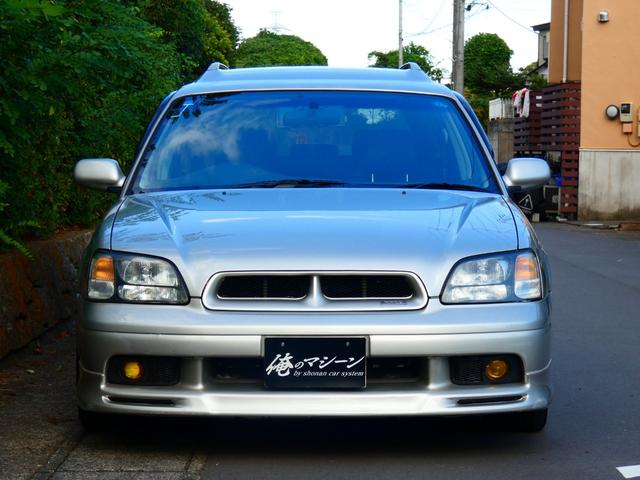 レガシィツーリングワゴン ＴＳタイプＲ　リミテッド　５速ＭＴ　タナベ車高調　社外マフラー　タワーバー　タイベル交換歴　フルエアロ　ハーフレザーシート　社外ナビ　ワンセグＴＶ　ＥＴＣ　ルーフレール　フォグランプ　レガシィ専門店　自社買取車両！（8枚目）