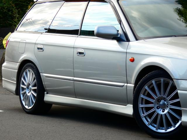 レガシィツーリングワゴン ＴＳタイプＲ　リミテッド　５速ＭＴ　タナベ車高調　社外マフラー　タワーバー　タイベル交換歴　フルエアロ　ハーフレザーシート　社外ナビ　ワンセグＴＶ　ＥＴＣ　ルーフレール　フォグランプ　レガシィ専門店　自社買取車両！（46枚目）