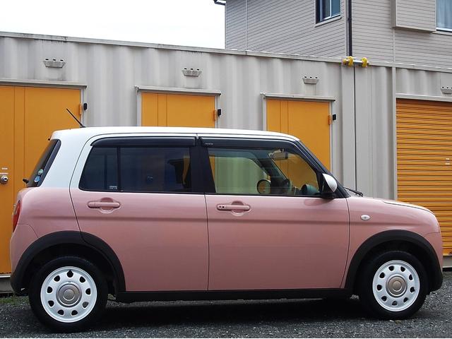 アルトラパン Ｓ　禁煙車　ＫＥＮＷＯＯＤナビＴＶ　バックカメラ　ＥＴＣ　ドラレコ　ＨＩＤ　シートヒーター　ホワイトルーフ　スマートキー　純正アルミ　レーダーブレーキサポート　ＡＢＳ　電動格納ドアミラー（6枚目）