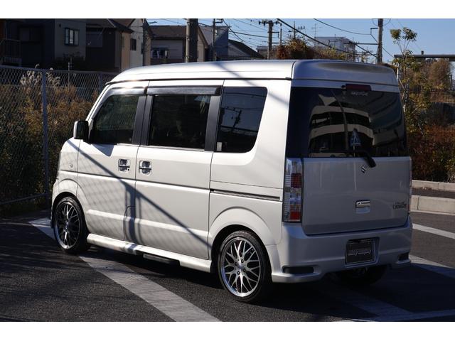 エブリイワゴン PZターボスペシャル ローダウン 16インチアルミ carrozzeriaナビ フルセグ ETC Bluetooth バックカメラ 両側パワースライドドア オートステップ ディスチャージヘッドランプ装着車 キーレス(9枚目)