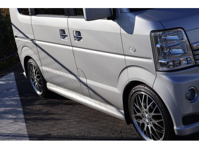 エブリイワゴン PZターボスペシャル ローダウン 16インチアルミ carrozzeriaナビ フルセグ ETC Bluetooth バックカメラ 両側パワースライドドア オートステップ ディスチャージヘッドランプ装着車 キーレス(33枚目)