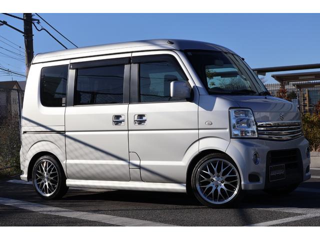 エブリイワゴン PZターボスペシャル ローダウン 16インチアルミ carrozzeriaナビ フルセグ ETC Bluetooth バックカメラ 両側パワースライドドア オートステップ ディスチャージヘッドランプ装着車 キーレス(37枚目)