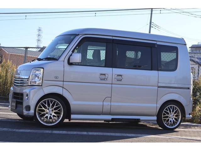 エブリイワゴン PZターボスペシャル ローダウン 16インチアルミ carrozzeriaナビ フルセグ ETC Bluetooth バックカメラ 両側パワースライドドア オートステップ ディスチャージヘッドランプ装着車 キーレス(50枚目)