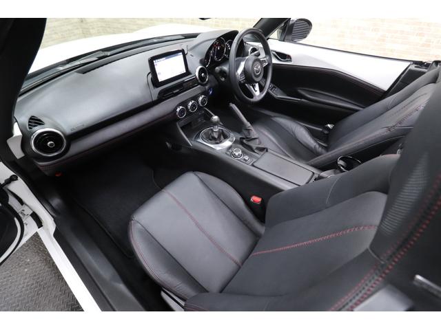 ロードスター Sレザーパッケージ 1オーナー 6MT 純正16インチ 社外フロントスリットローター 黒革シート MAZDAコネクト バックカメラ ドラレコ ETC(25枚目)
